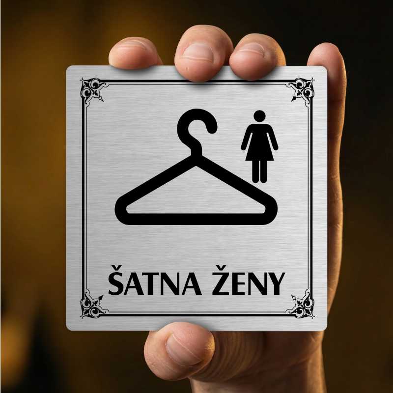 Šatna ženy, 148x148mm, zlatá, Utah